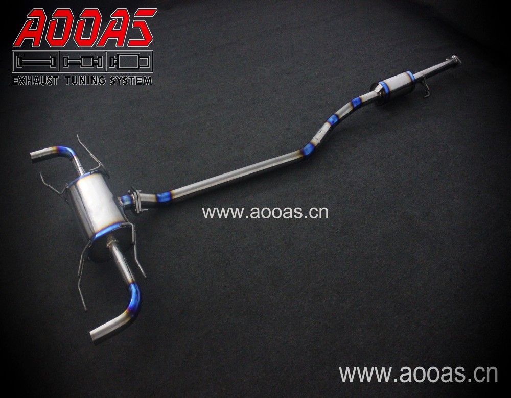 Mazda Axela In the Middle of the Paragraph Bilateral Single Out Titanium Alloy Product Pictures